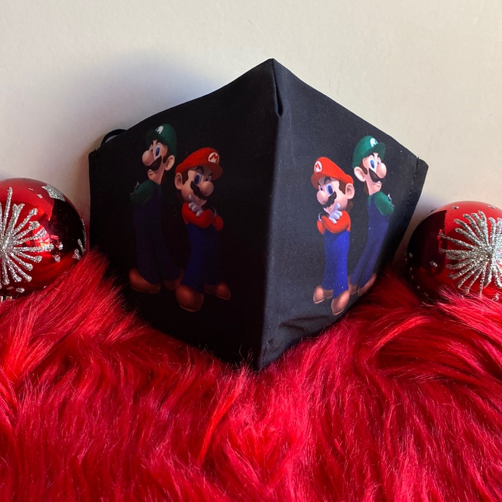 Mario Brothers Face Mask